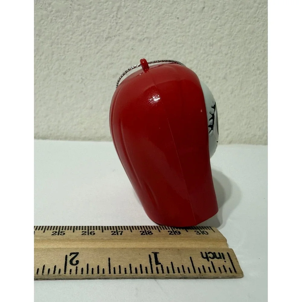Disney Nightmare Before Christmas Sally Stylized Plastic Ornament Red White 2.5